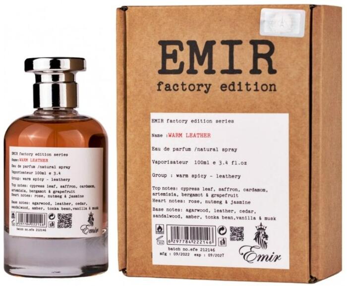 Emir Warm Leather Factory Edition Парфюм EDP 100 ml (6297784222146)