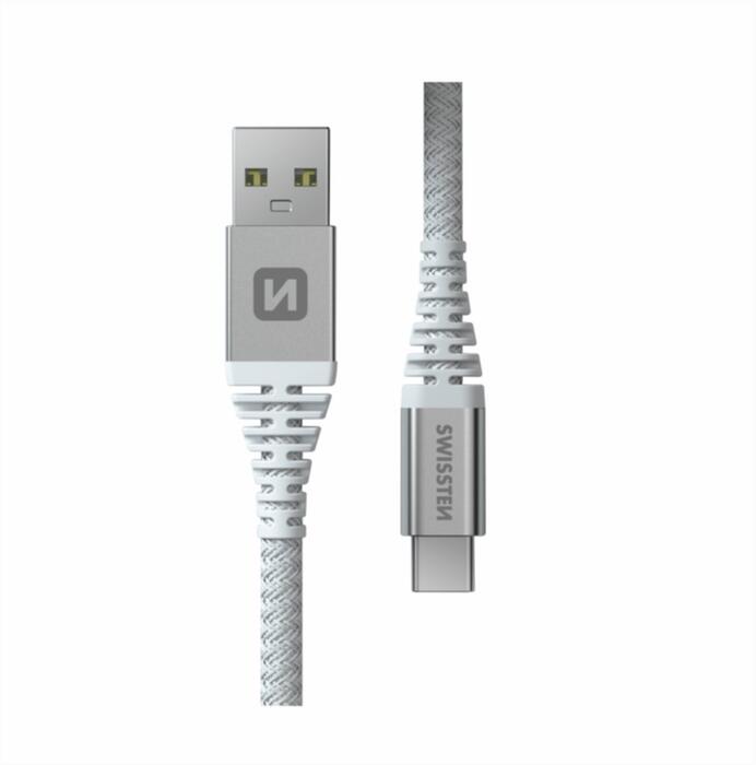 Swissten Kevlar USB - USB-C кабель для передачи данных и зарядки 1.5m (71541011)
