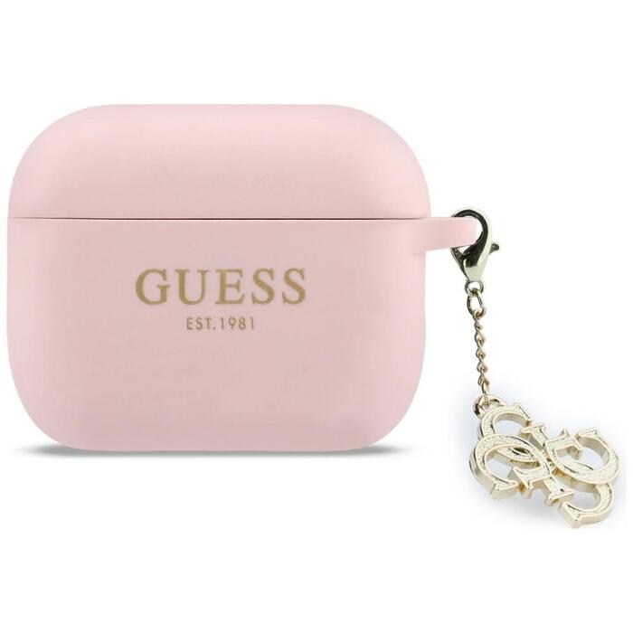 Guess 4G Charm Silicone Case Austiņu