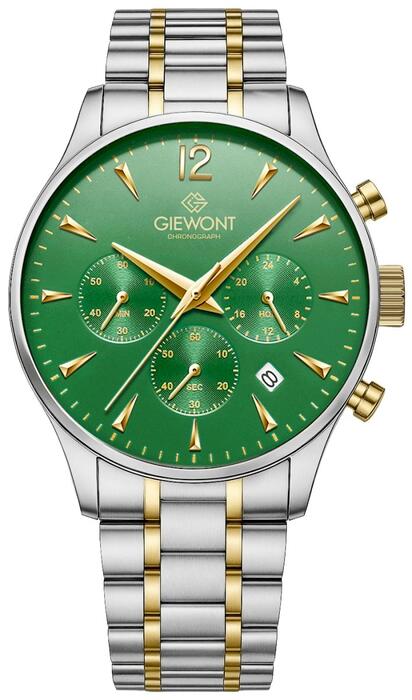 Giewont Chronograph Sapphire Vīriešu rokas pulkstenis / zaļš (GW6310-B6)