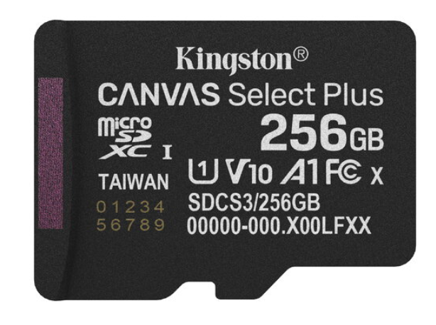 Kingston Canvas Select Plus MicroSDXC Atmiņas
