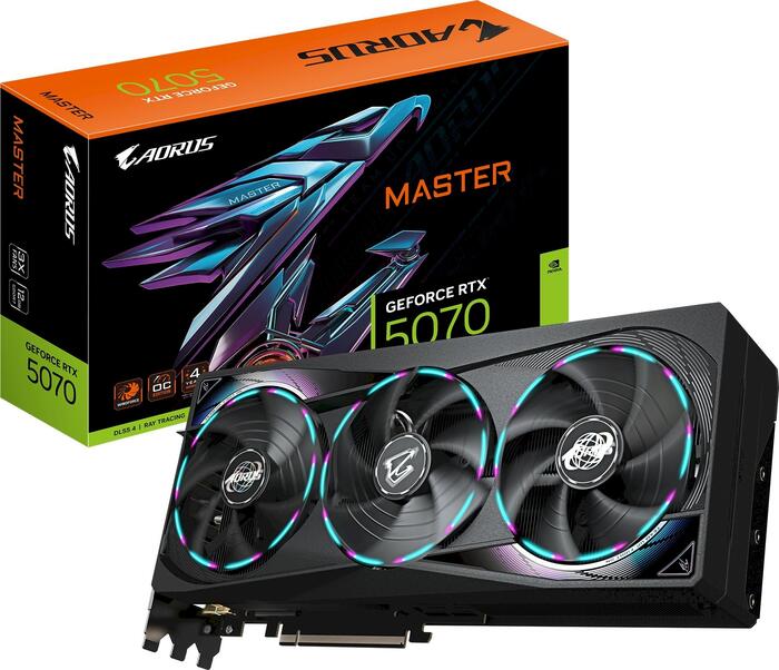 Gigabyte GeForce RTX 5070 Videokarte AORUS