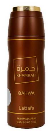 Lattafa Khamrah Qahwa Дезодорант спрей DSR 200 ml (6290362345480)