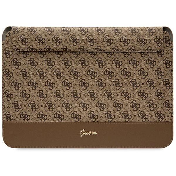 Guess Sleeve GUCS14PS4SGW Klēpjdatora maciņš 14" 4G Stripe Metal Logo / brūns (GUCS14PS4SGW)
