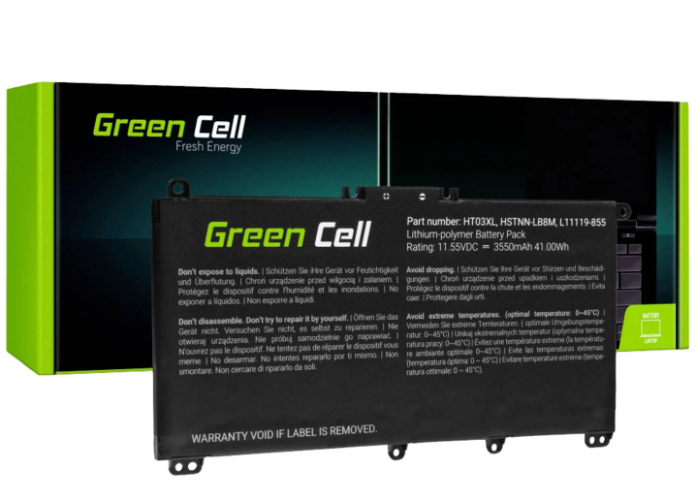 GreenCell Green Cell HT03XL Klēpjdatora Akumulators