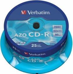 Verbatim Matricas CD-R AZO 700MB 1x-52x