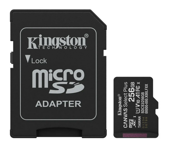 Kingston Canvas Select Plus MicroSDXC Atmiņas