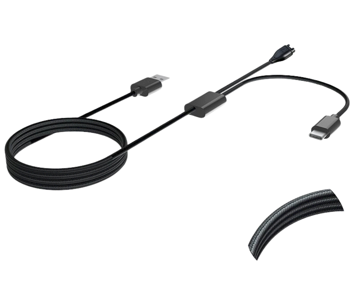 Tactical USB Charging 2in1 USB-C Uzlādes