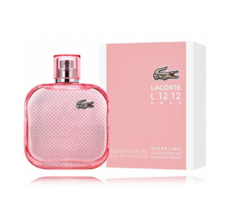 Lacoste L.12.12 Rose Sparkling Smaržas EDT 100 ml (3386460149198)