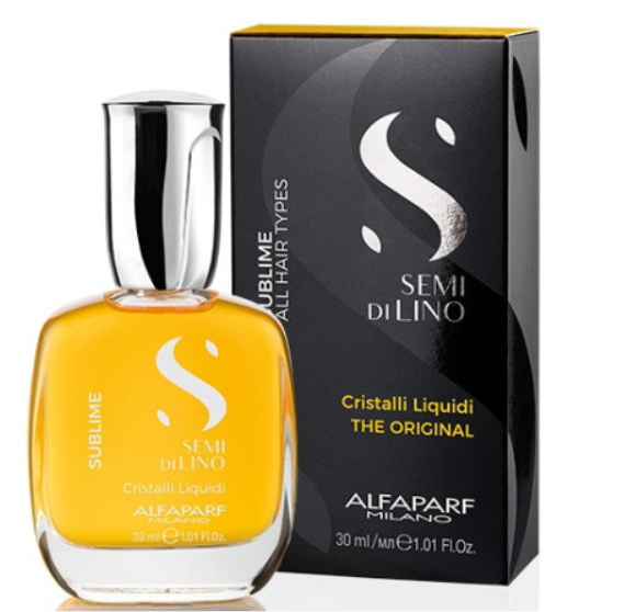 Alfaparf Milano Semi Di Lino Sublime Cristalli Liquidi The Original Сыворотка 30ml (8022297154756)