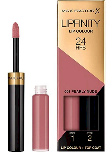 Max Factor Lipfinity 001 Pearly Nude Помада Для Губ 4 ml (8005610625249)