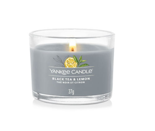 Yankee Candle Tea & Lemon Aromātiskā svece 37 g (5038581130491)