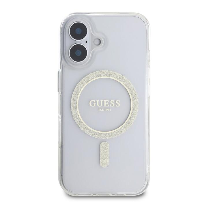 Guess IML Glitter Ring MagSafe Case