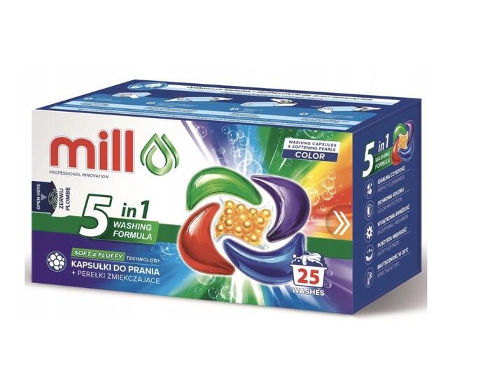 Mill Pro Color Veļas Mazgāšanas Kapsulas