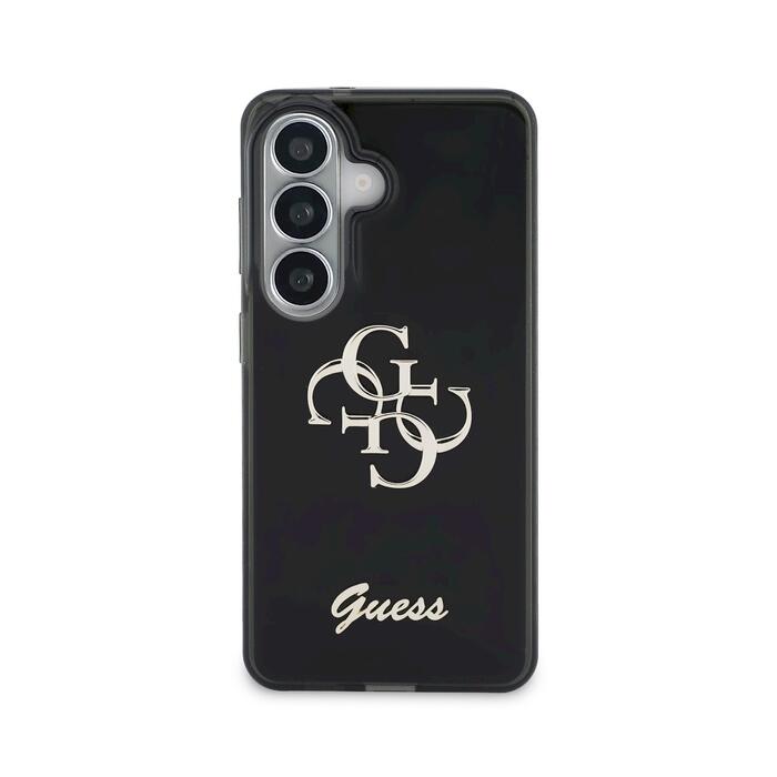 Guess IML 4G Script Metal Logo Чехол для Samsung Galaxy S26 (GUHCS26S5HC4MLSK)