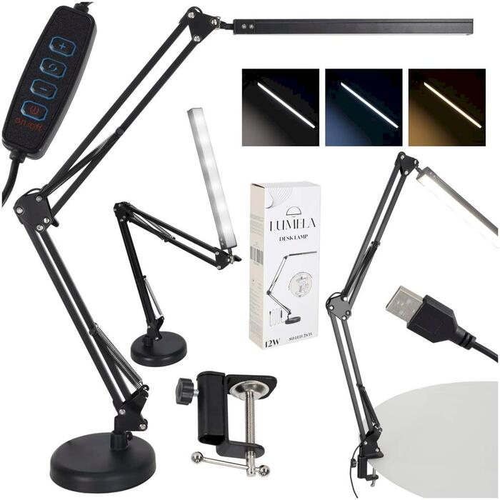 RoGer USB Regulējamā LED Galda Lampa