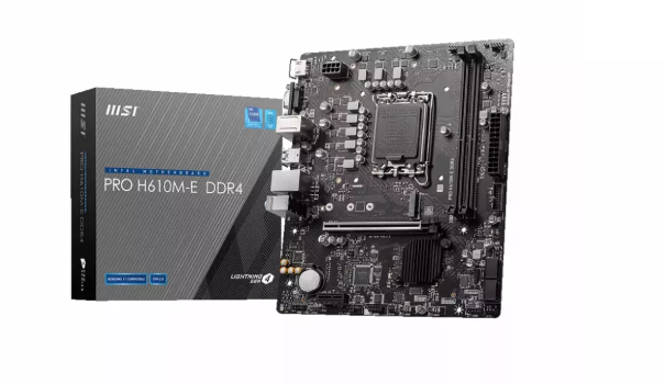 MSI PRO H610M-E Материнская плата Intel / DDR4 / LGA / 1700 micro ATX (PRO H610M-E DDR4)