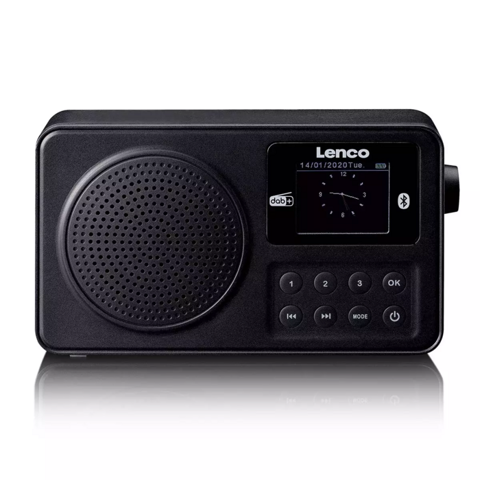 Lenco PDR-033BK Pārnēsājamais Radio FM /