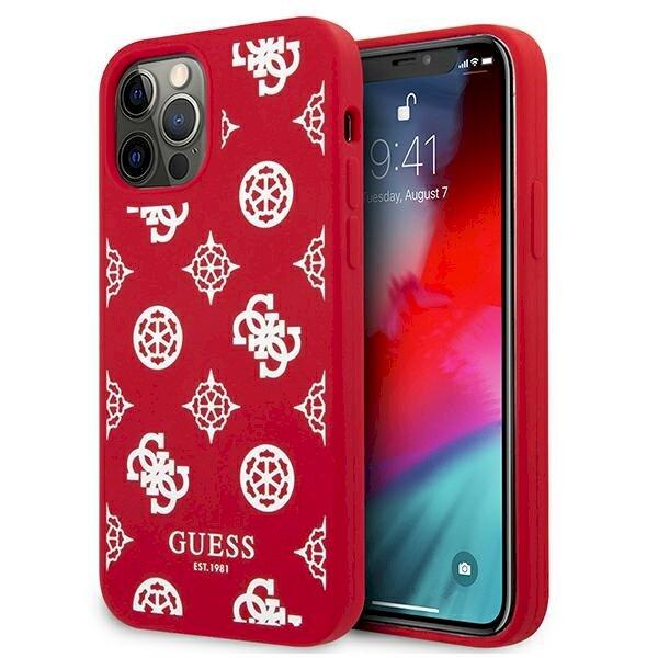 Guess GUHCP12LLSPEWRE Peony Collection Защитный чехол для iPhone 12 Pro Max 6,7" / красный (GUHCP12LLSPEWRE)