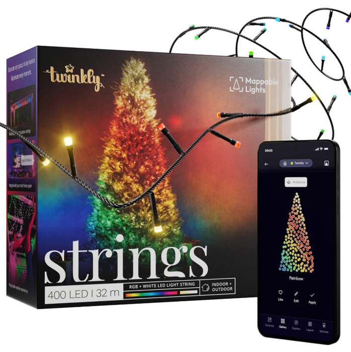 Twinkly Strings TWS400SPP-BEU 400 Special Edition Viedā Gaismas virtene Wi-Fi / Bluetooth (TWS400SPP-BEU)