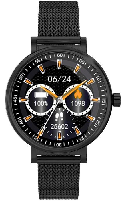 RUBICON SMARTWATCH RNBE64-3 Viedpulkstenis / melns