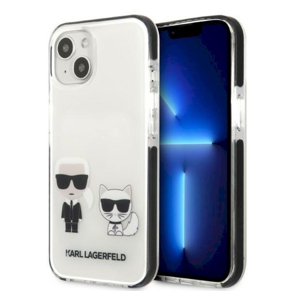Karl Lagerfeld KLHCP13STPEKCW Aizsargapvalks priekš iPhone