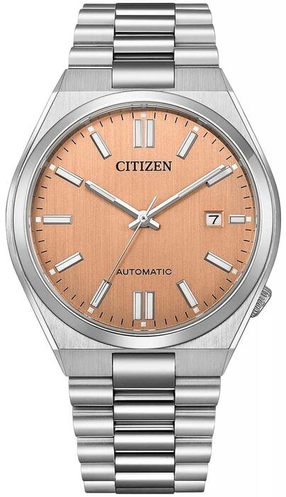 Citizen Tsuyosa Vīriešu Pulkstenis 40mm Salmon Dial Stainless Steel Bracelet (NJ0159-86Z)