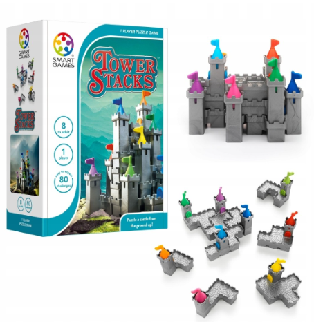 Brain Games Tower Stacks Galda Spēle