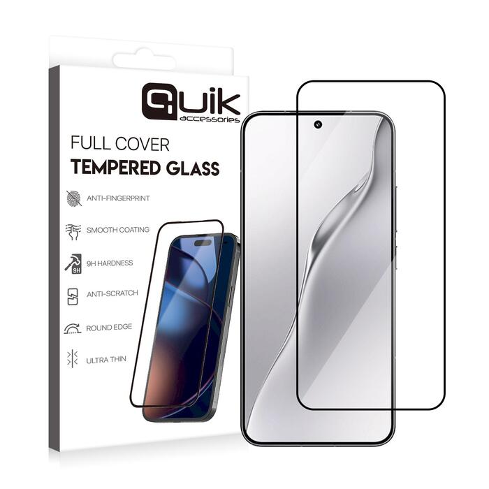 Quik Accessories Full Cover Tempered Glass Защитное Стекло для Xiaomi 15 (QK-TG-XIA-15)
