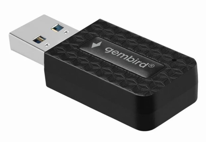 Gembird AC1300 Wi-Fi Adapteris (WNP-UA1300-03)