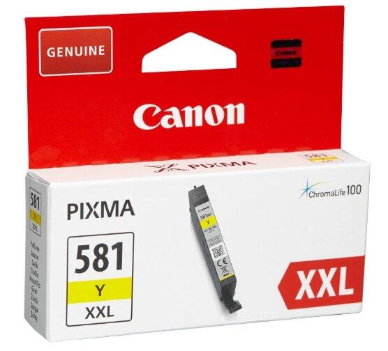 Canon CLI-581XXL Y Tintes kārtridžs Dzeltens 24ml (1997C001)