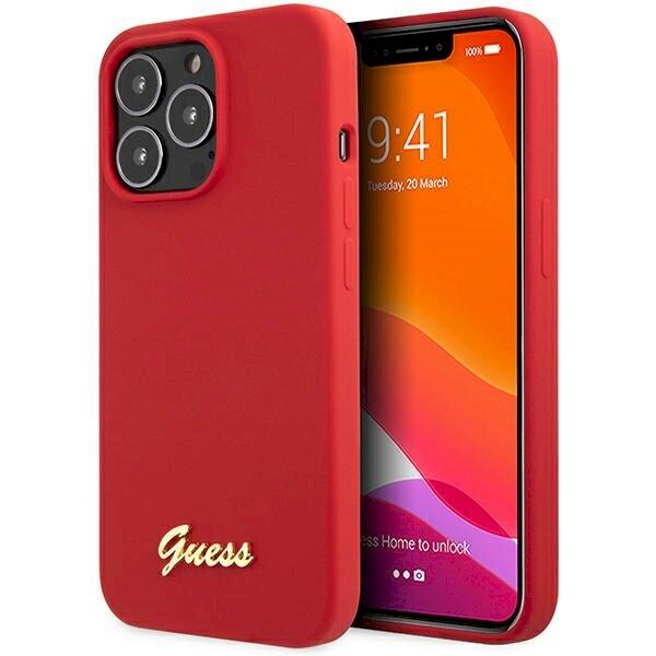 Guess GUHCP13XLSLMGRE Silicone Vintage Gold Logo