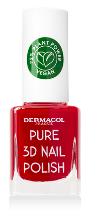Dermacol Pure 3D 04 Poppy Red Лак Для Ногтей 11 ml (85975514)