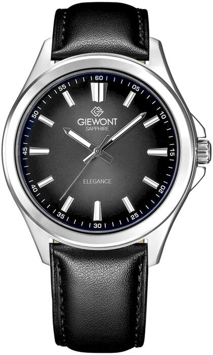 Giewont Elegance Sapphire Vīriešu rokas pulkstenis GW5160-A2 / melns (GW5160-A2)