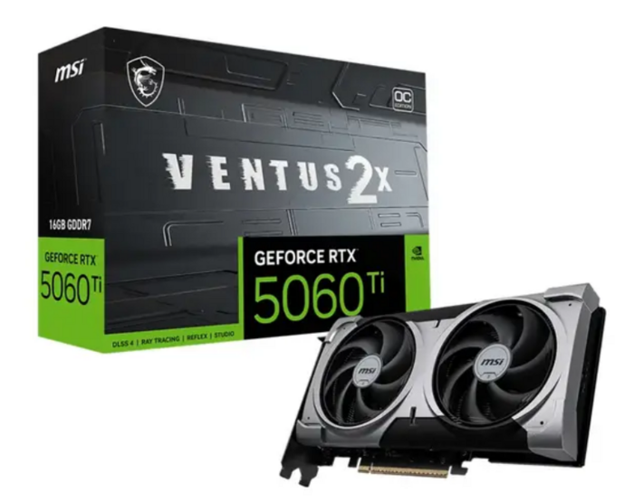 MSI GeForce RTX 5060 Ti Videokarte