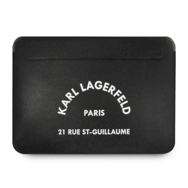 Karl Lagerfeld Sleeve KLCS133RSGSFBK 13" Saffiano RSG Klēpjdatora maciņš / melns (KLCS133RSGSFBK)