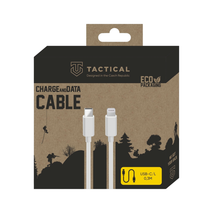 Tactical Smooth Thread USB-C/Lightning Kabelis 0