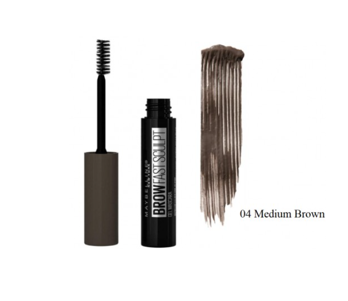 Maybelline Brow Fast Sculpt Gel Тушь для ресниц 04 Medium Brown 6 ml (30176201)