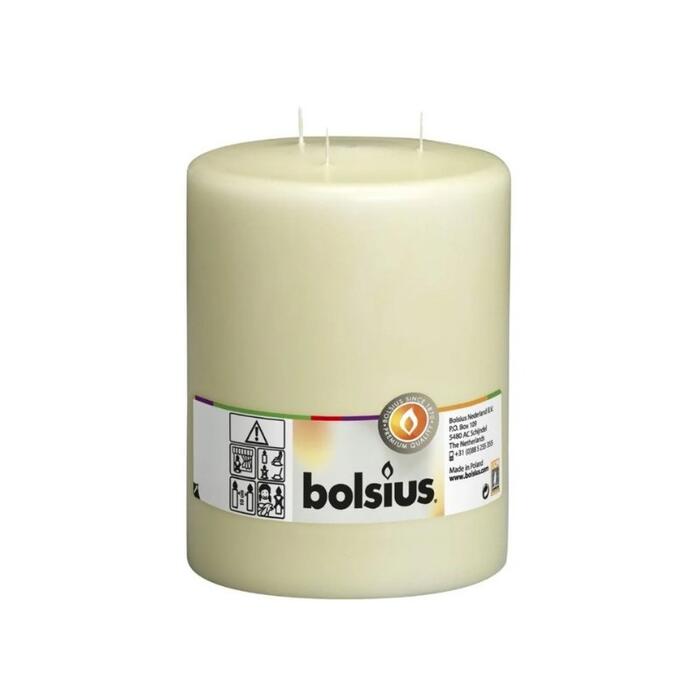 Bolsius Mamoth Svece Cilindrs 200x150mm Beige (37830105)
