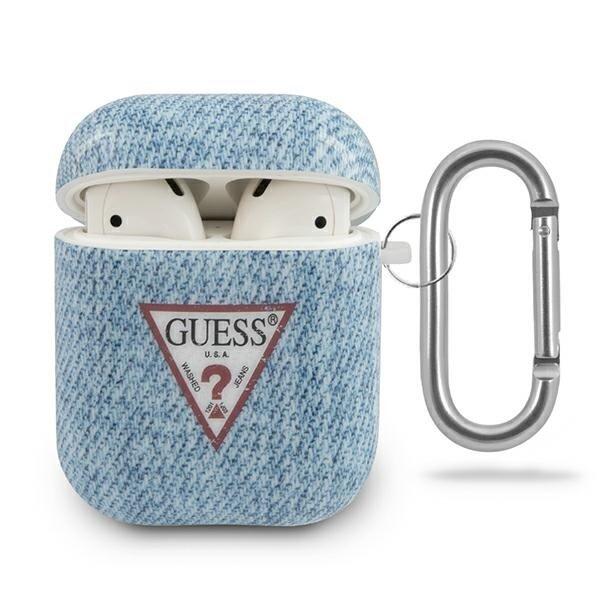 Guess GUACA2TPUJULLB Защитный чехол для AirPods Jeans Collection / светло-голубой (GUACA2TPUJULLB)