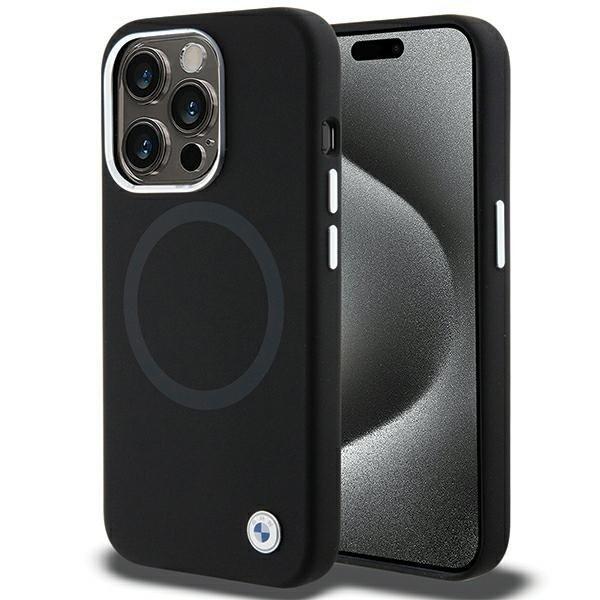 BMW BMHMP15XSILBK2 Aizmugurējais Apvalks Priekš Apple