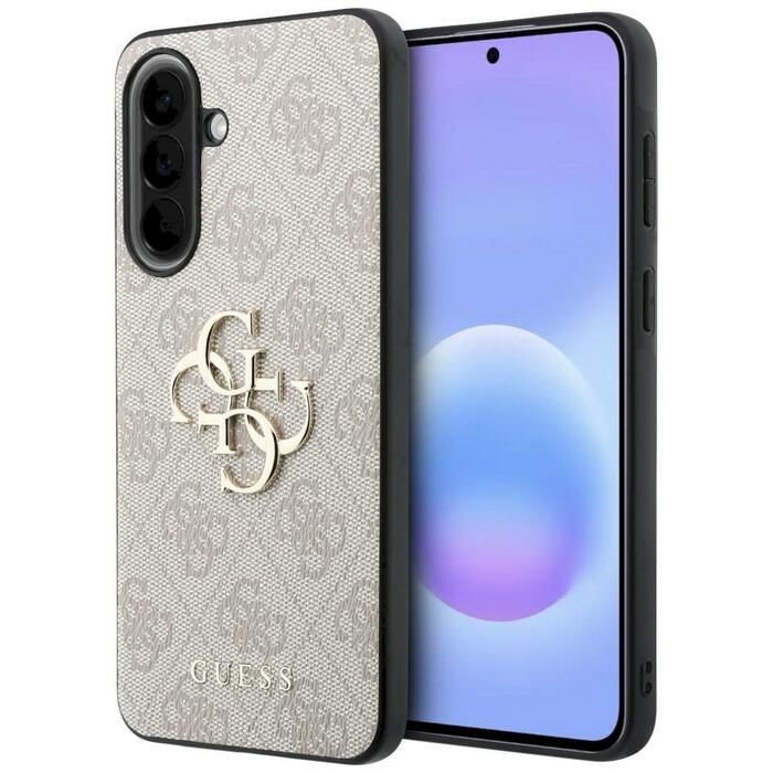 Guess Leather 4G Metal Logo Case Защитный чехол для Samsung Galaxy A57 5G / розовый (GUHCSA574GMGPI)