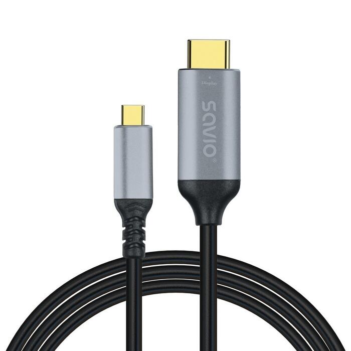 Savio CL-184 USB-C - HDMI Kabelis