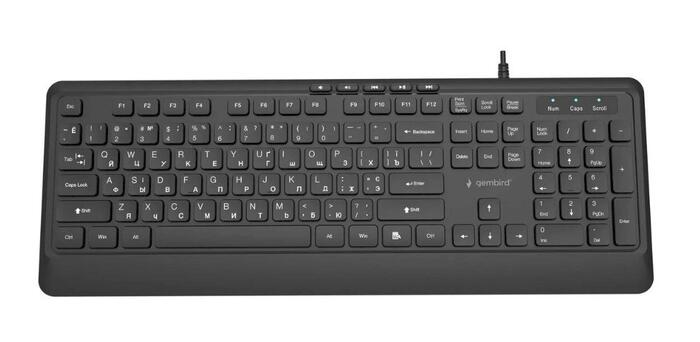 Gembird Slim Klaviatūra RU (KB-MCH-05-CYRL)