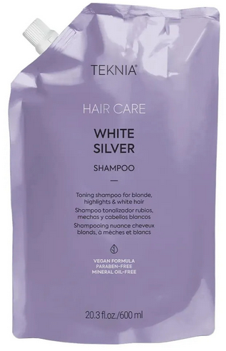 Lakmé Teknia White Silver Шампунь Рефилл 600 ml (8429421440097)