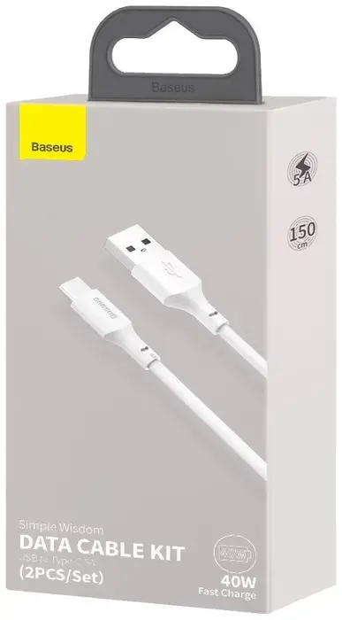 Baseus Simple Wisdom Kabelis USB uz