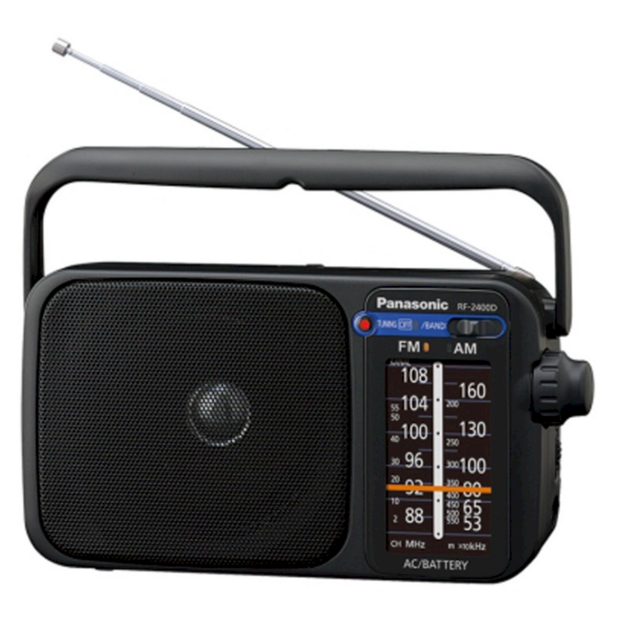 Panasonic RF-2400DEG-K Radio uztvērējs AM / FM (RF-2400DEG-K)