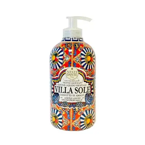 Nesti Dante Villa Sole Vegetal Liquid Soap Растительное жидкое мыло Chinotto di Amalfi 500 ml (837524004289)