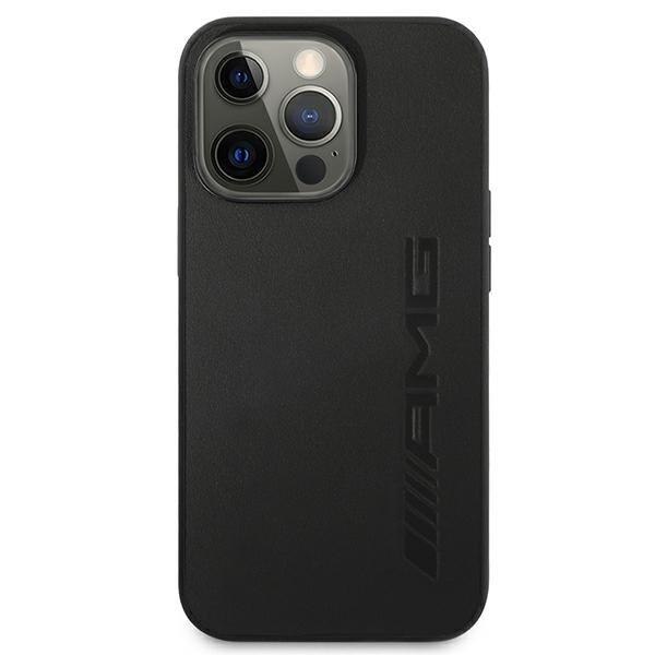 AMG AMHCP13LDOLBK Back Case Кожанный Чехол для телефона Apple iPhone 13 / 13 Pro Черный (AMHCP13LDOLBK)