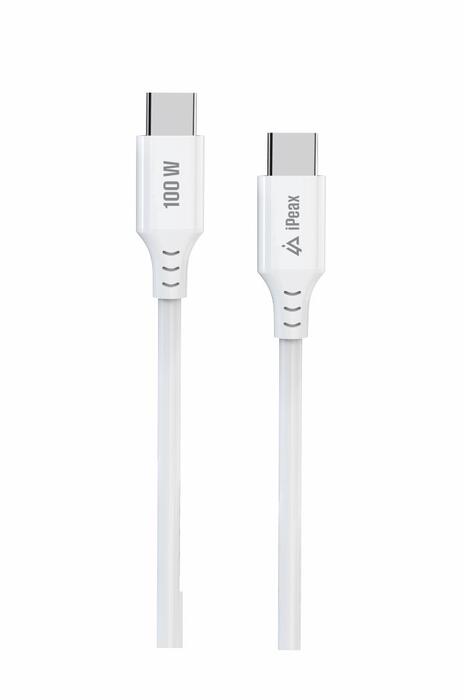IPeax 100W USB-C uz USB-C kabelis